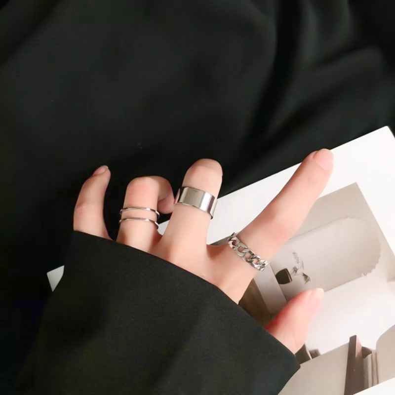 Korean Minimalist Rings Set – Store Bumble