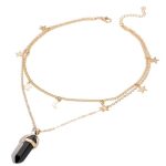 Star and Moon Crystal Necklace - Image 3