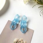 Chunky Chain Earrings - Image 4