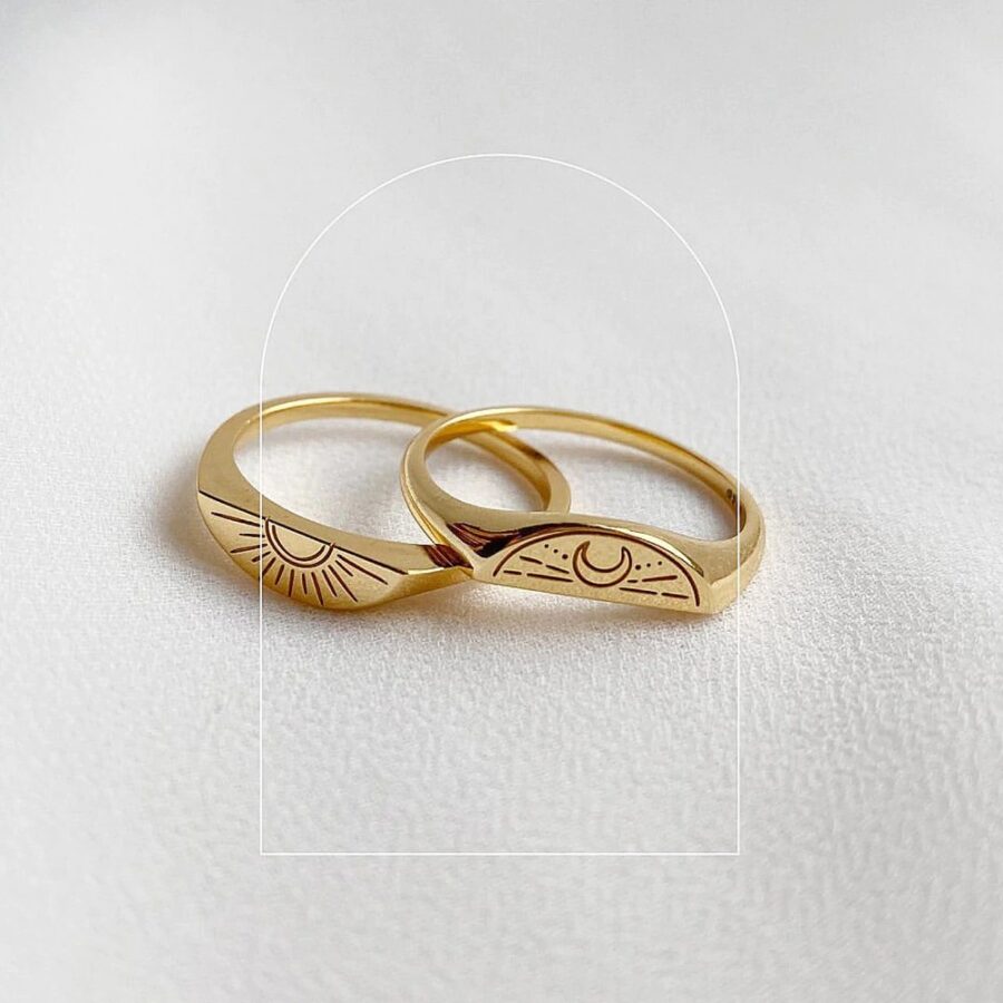 Soleil Lovers Rings Set