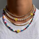 Rainbow Smiley Y2K Necklace Collection - Image 2