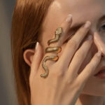 Chunky Statement Snake Ring