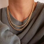 Twisted Rope Chain (Stainless Steel)