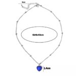 Cobalt Heart Necklace - Image 3