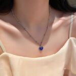 Cobalt Heart Necklace - Image 2