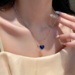Cobalt Heart Necklace