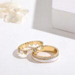 Pastel Candy Heart Rings (Set of 2) - Image 5