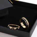 Pastel Candy Heart Rings (Set of 2) - Image 2