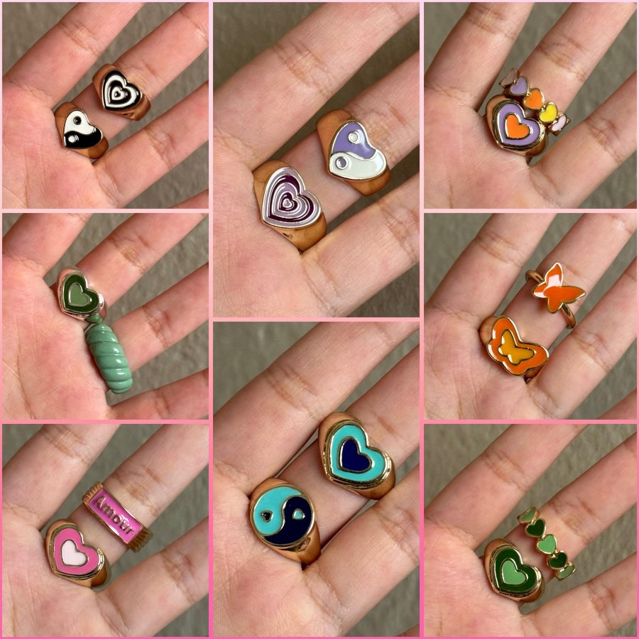 Retro Rings (Set of 2)