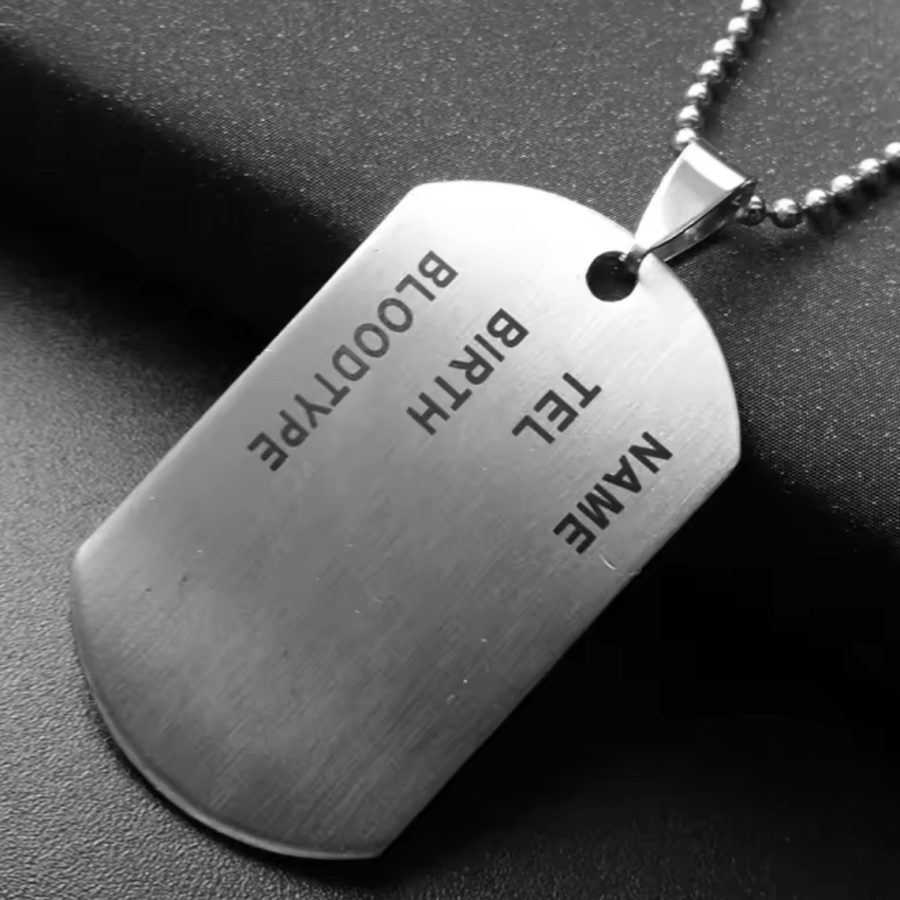 Blank Army Tag (Stainless Steel)