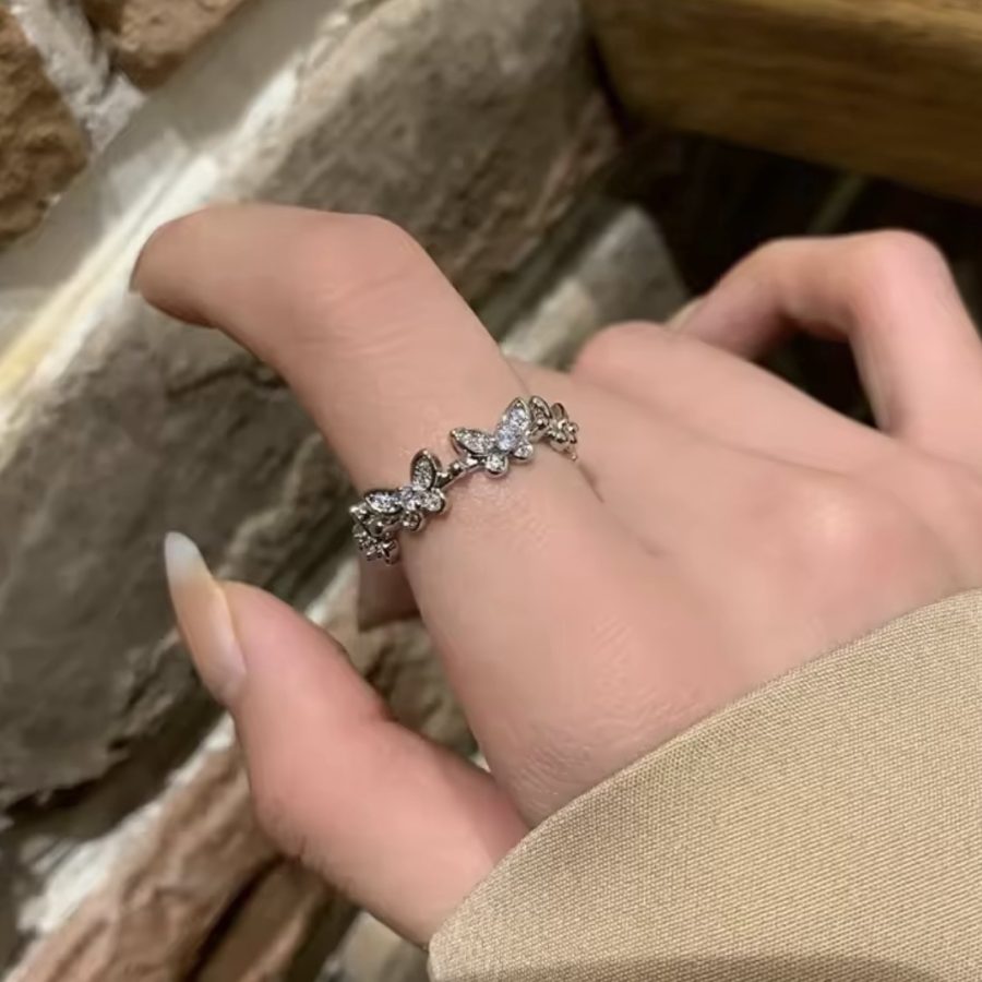 Butterfly Line Ring