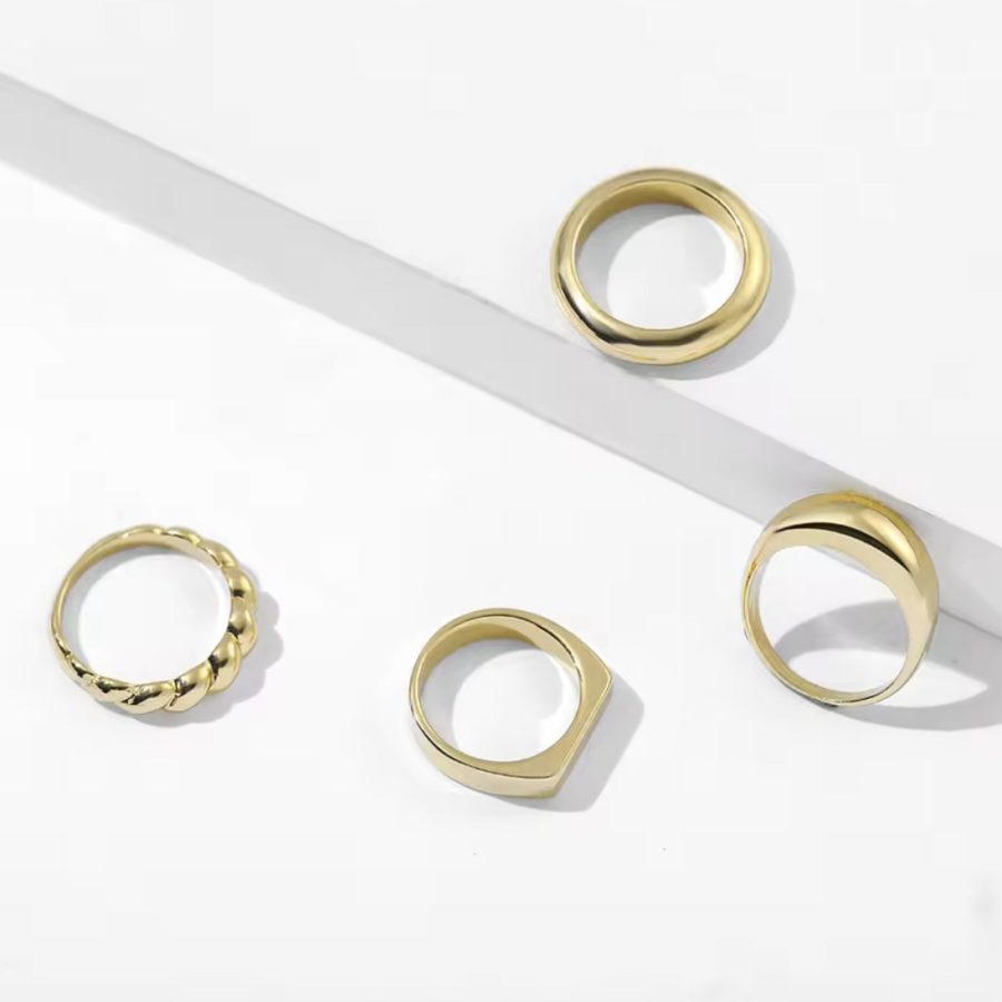 Solid Essential Rings Set