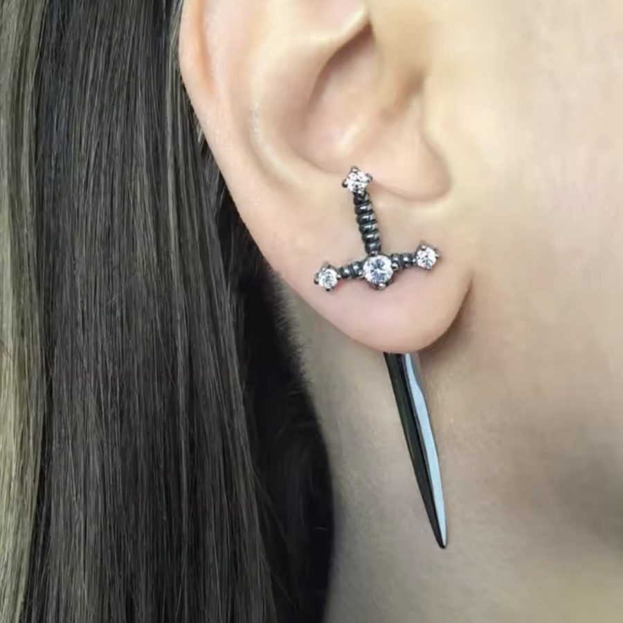 Sword Earrings