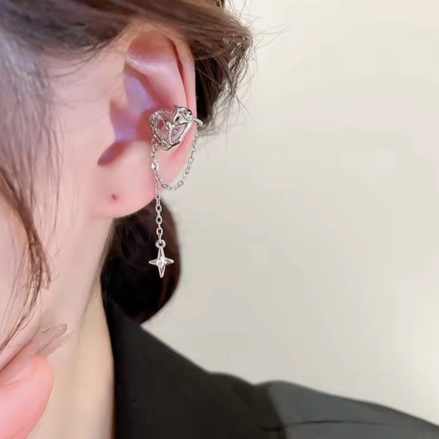 Nia Punk Ear Cuff - Left (No Piercing)