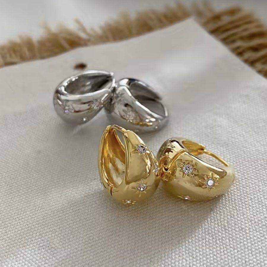 Starry Hoops (Stainless Steel)