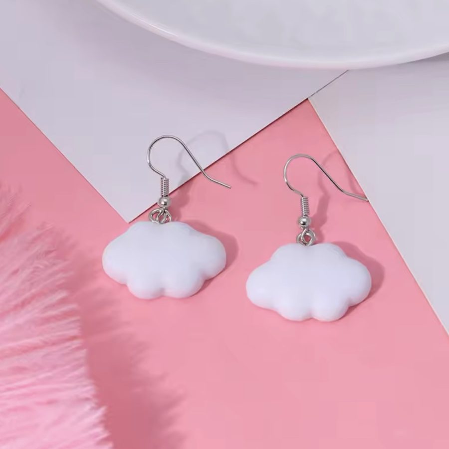 Plain Cloud Earrings