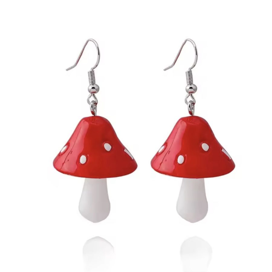 Chunky Mushroom Earrings