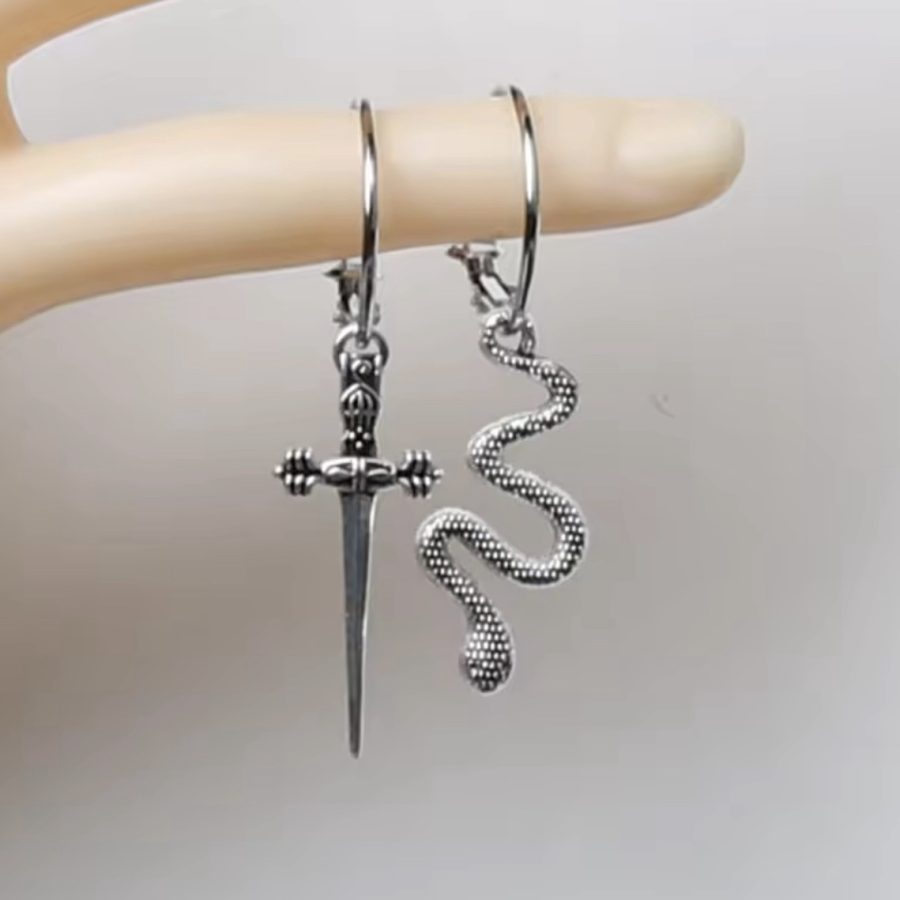 Snake and Sword Hoops