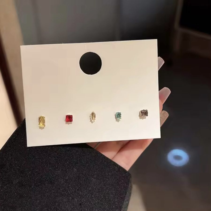 Rainbow Jewel Studs