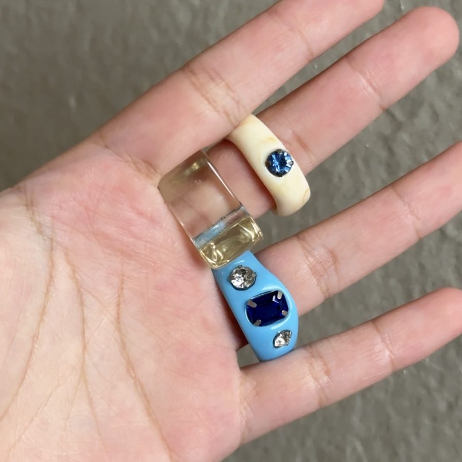 Deep Sea Acrylic Rings Set