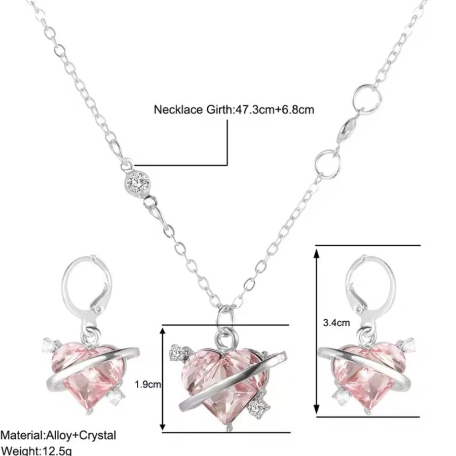 Glitz Pink Heart Set - Image 2