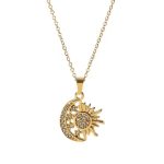 Sun & Moon Necklace (Stainless Steel)